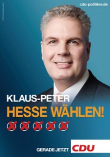 Wahlkampfplakat 2011 - Hesse whlen